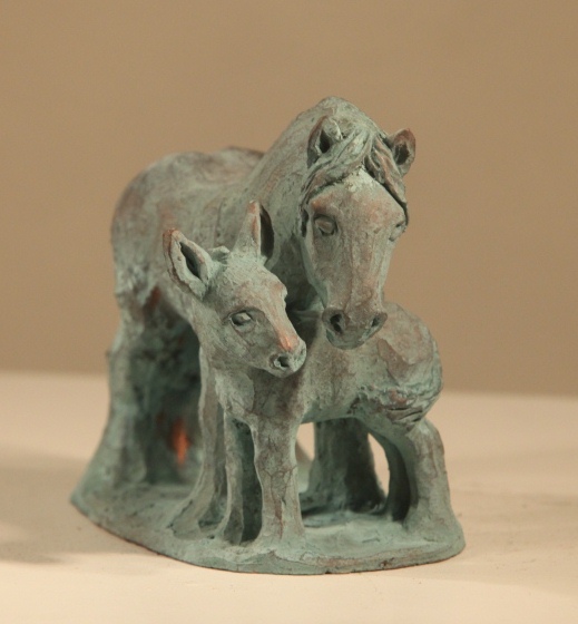 Jument et son muleton 