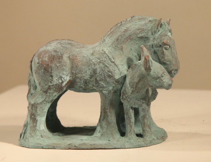 Jument et son muleton 