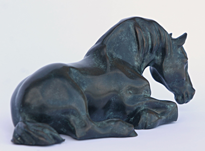 bronze cheval lourd 