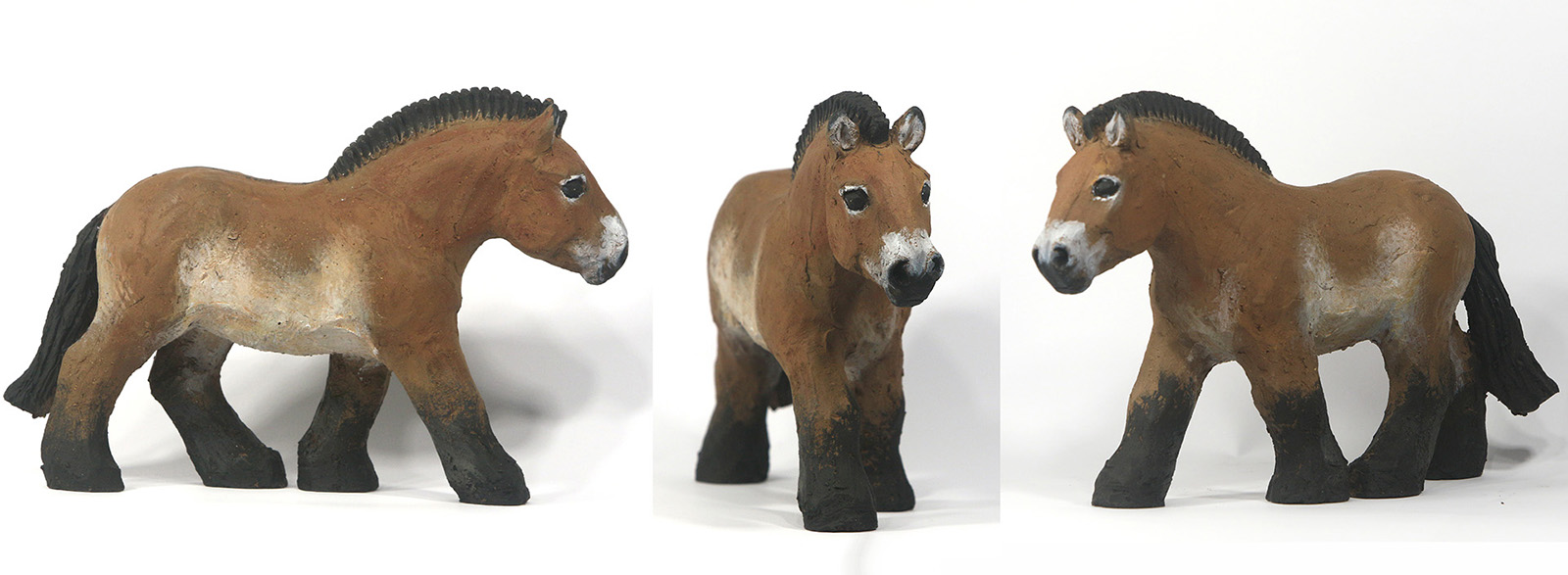 sculpture cheval de przewalski