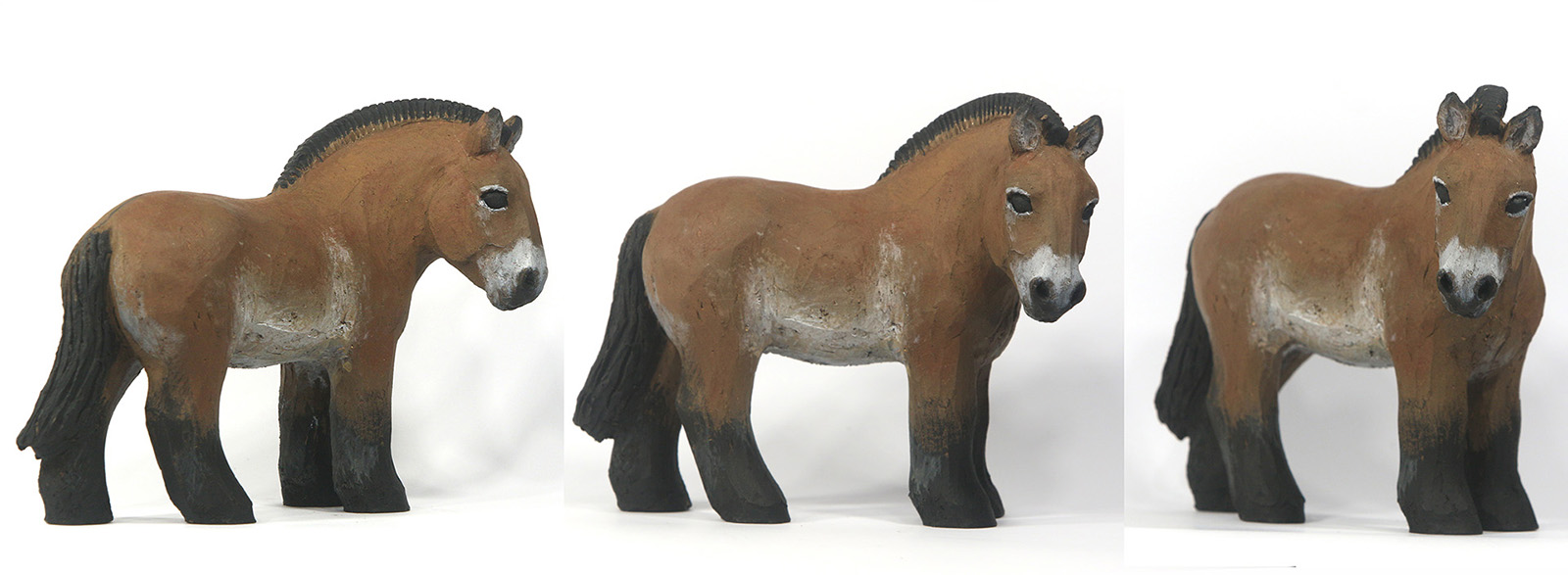 sculpture cheval de przewalski